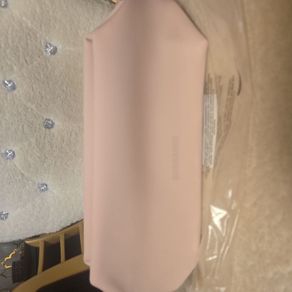 Pink Burberry Parfums Cosmetic Pouch